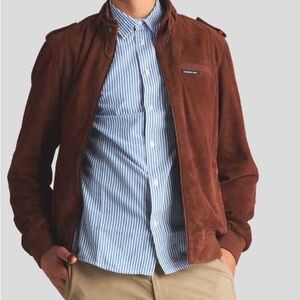Men's Members Only Suede Leather Jacket